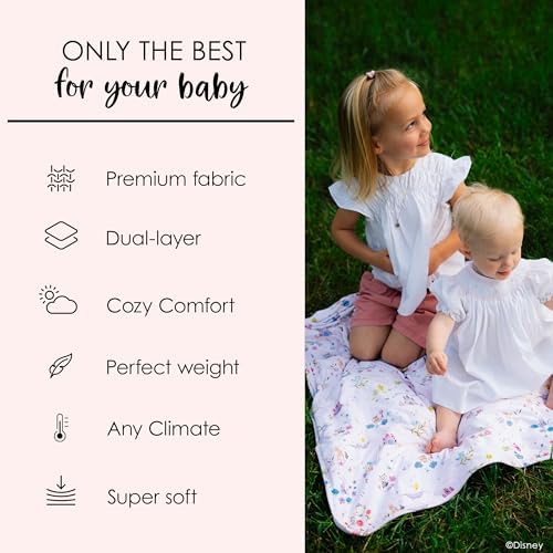 Milk Snob Disney Swaddle Blanket 34x34 Inches