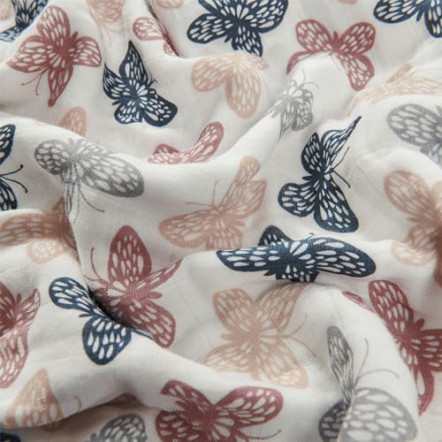 ZPECC 47x47 Inches Thicker Muslin Toddler Blanket