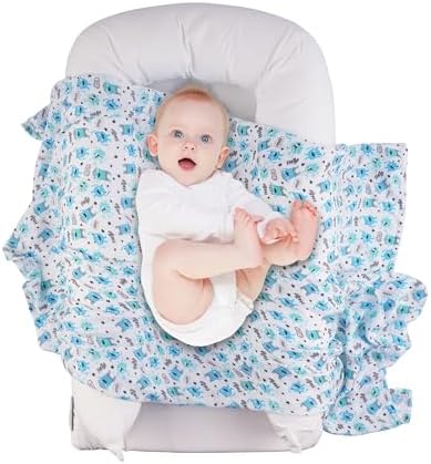 Lasoftan Swaddle Blanket 36 x 40 Inches 2 Pcs for Newborns