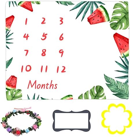 LYLYCTY Baby Milestone Memory Blanket 48x40 Inch