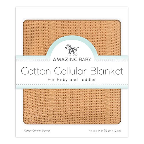 Amazing Baby Cellular Blanket - Ultra Soft 44x44 Inches