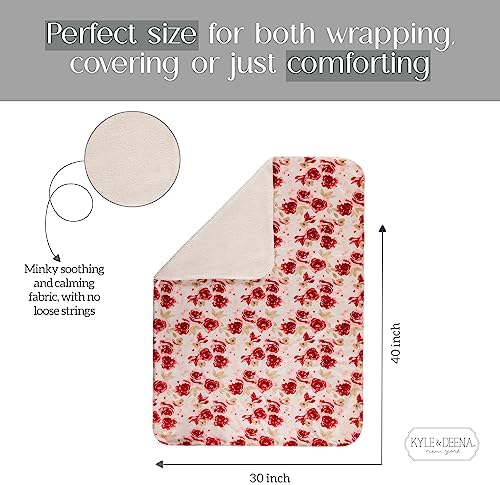 Baby Gear Soft Flower Print Blanket for Girl