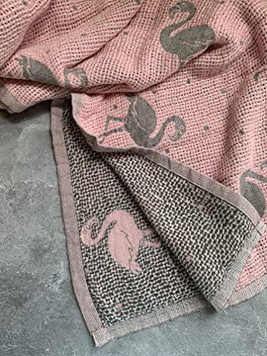 LeylAri Toddler Crib Blanket - Flamingo