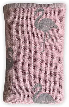 LeylAri Toddler Crib Blanket - Flamingo