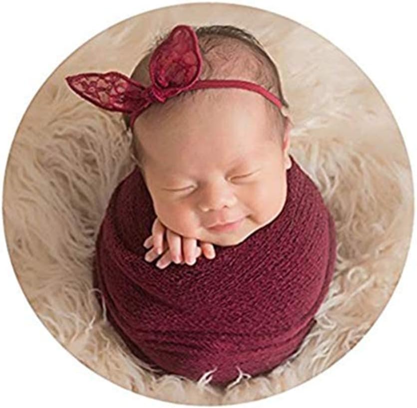 Coberllus Newborn Swaddle Blanket Red