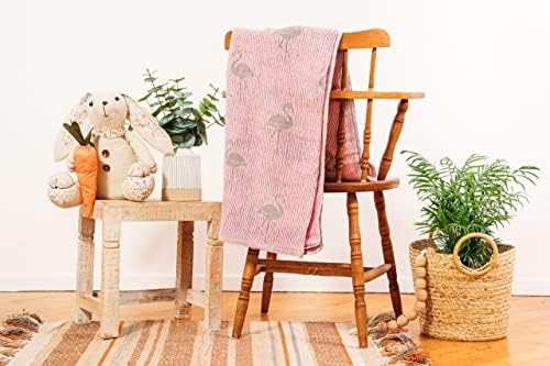 LeylAri Toddler Crib Blanket - Flamingo