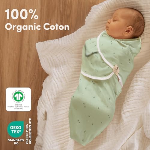 Sweety Fox 3-Pack Organic Baby Sleep Sacks 1