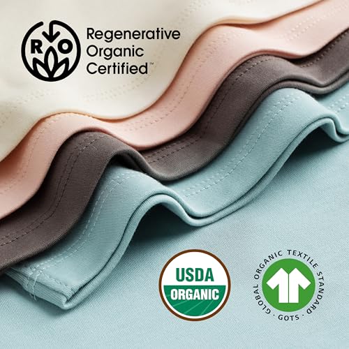MON CHOU Premium Swaddle Blanket - 38 x 38 Inches Organic Cotton