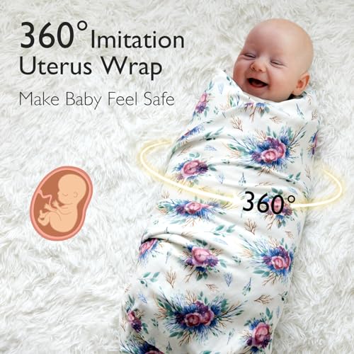 Momcozy Soft Muslin Swaddle Blankets 2 Pack