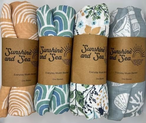 Boho Coral Rainbow Swaddling Blanket for Baby