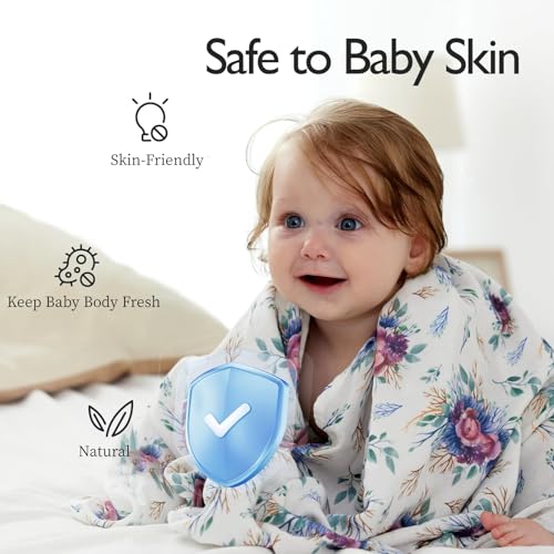 Momcozy Soft Muslin Swaddle Blankets 2 Pack