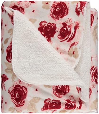 Baby Gear Soft Flower Print Blanket for Girl