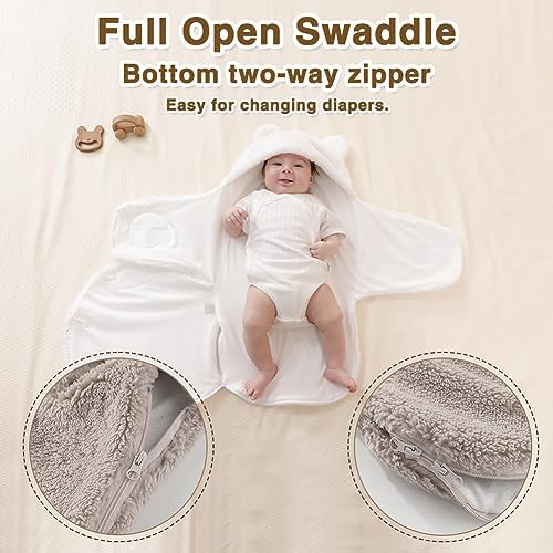 Baby Winter Fleece Swaddle Blanket 0-3 Months Unisex