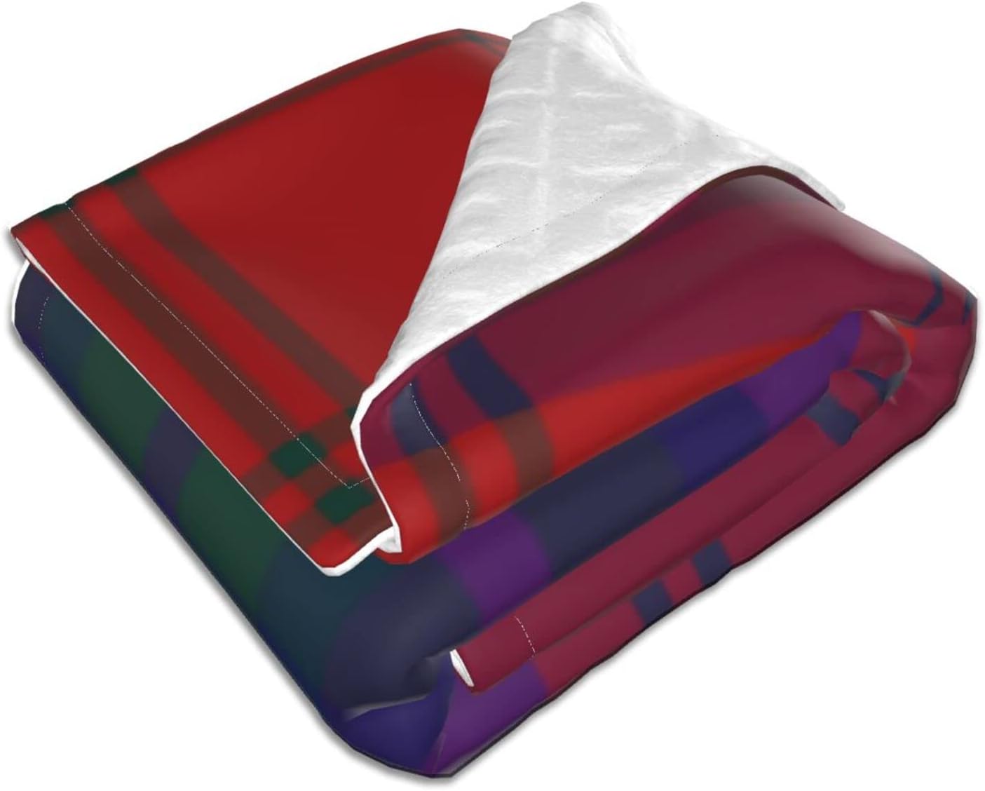 DKJlitter Baby Blanket Clan MacDougall Tartan Scottish Red Plaid 30x40 Inch