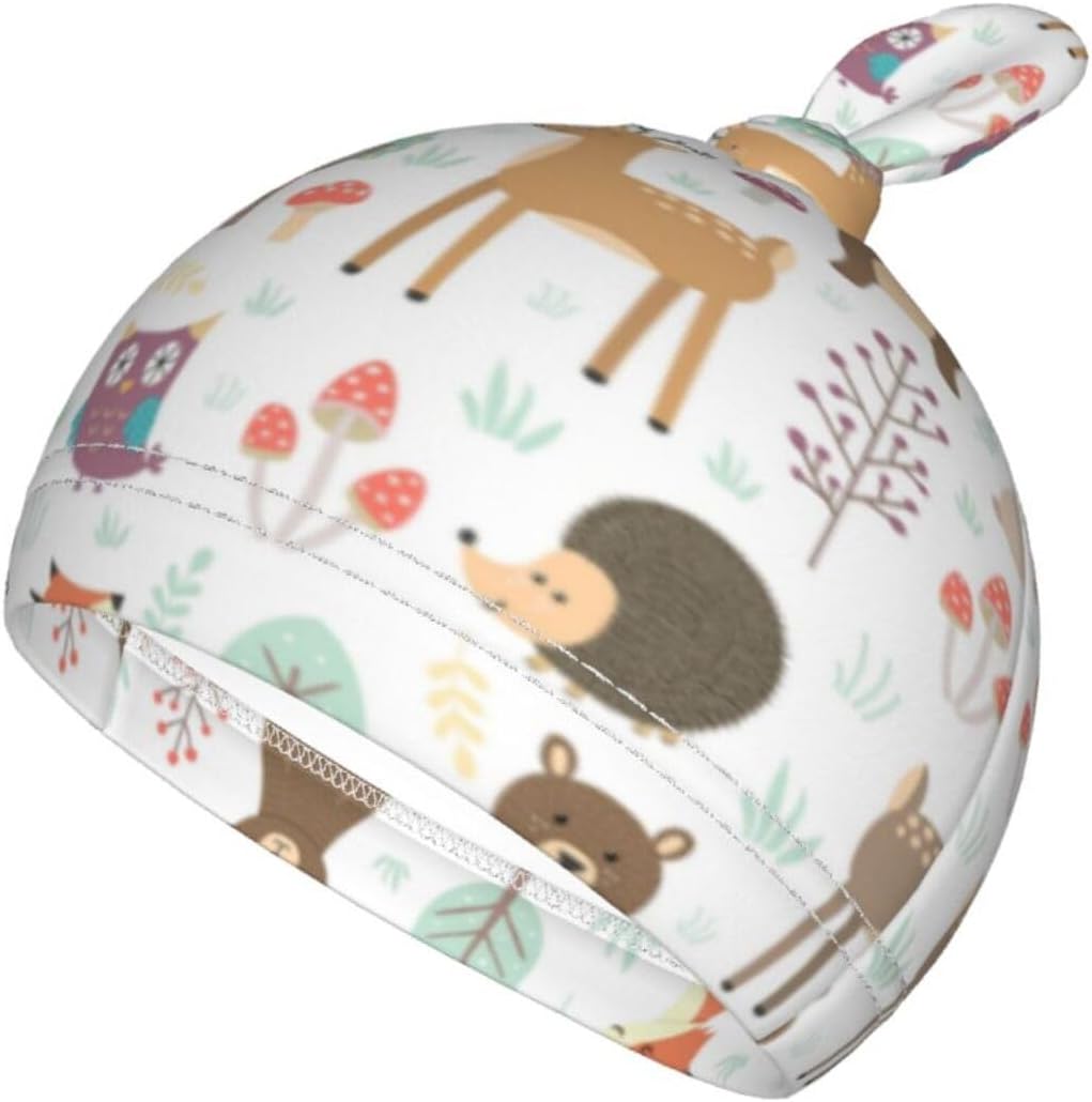 Sozzjile Deer Swaddle Blanket with Beanie Set for Newborn