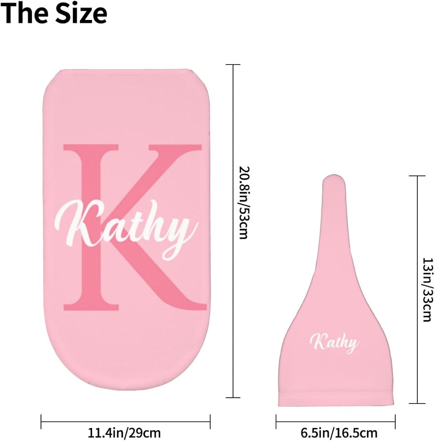 Personalized Pink Name Swaddle Set for Baby Girl or Boy