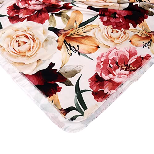 Galabloomer Flower Print Swaddling Blankets Set