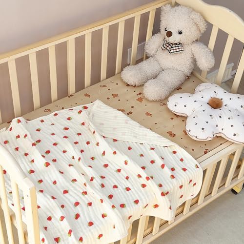 Ultra Soft 6-Layer Muslin Baby Swaddle Blanket 41x41 100 Cotton