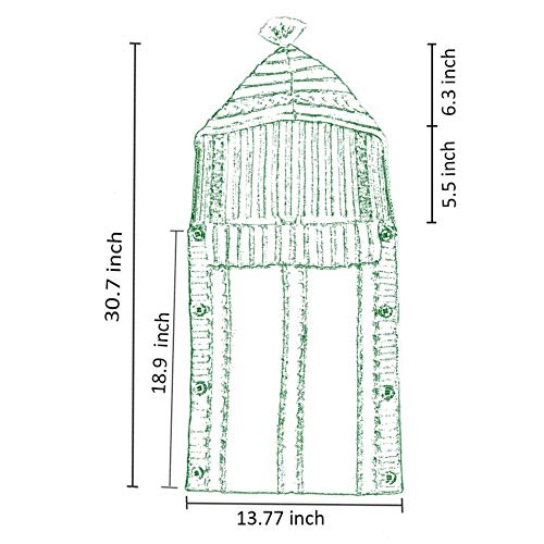 XMWEALTHY Dark Gray Swaddling Blanket for 0-6 Months
