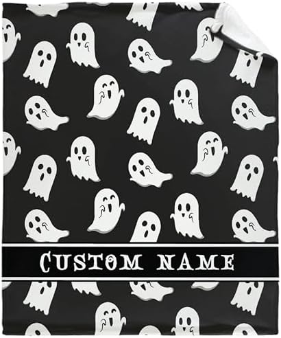 Khumbhira Custom Baby Blanket Spooky Ghost Design