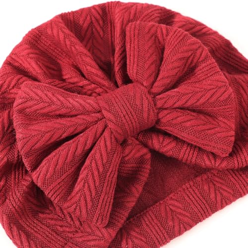 Dreshow Bqubo Swaddling Blanket Set with Bow Hat and Headband