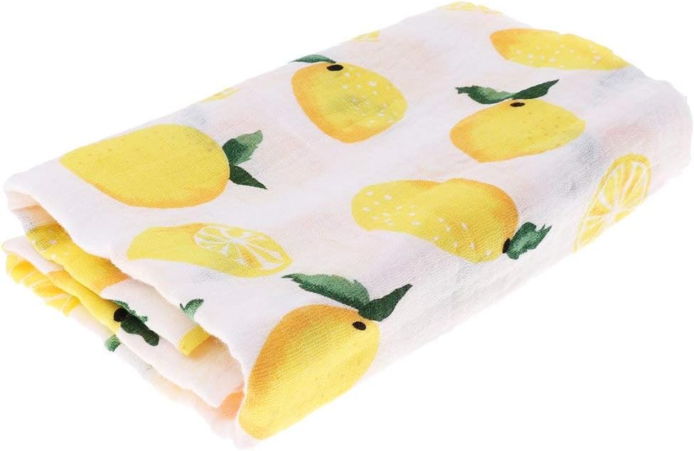 KODORIA Muslin Swaddle Square Blanket - Lemon