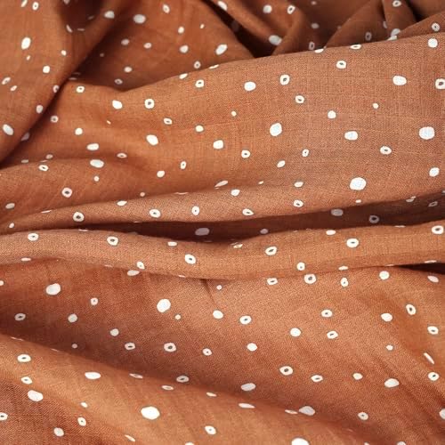 Gerber Baby 2-Pack Muslin Blanket Boho Rainbow Polka Dots