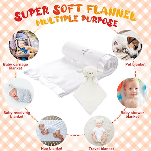 Panelee Baptism Blanket Set with Cross Embroidery