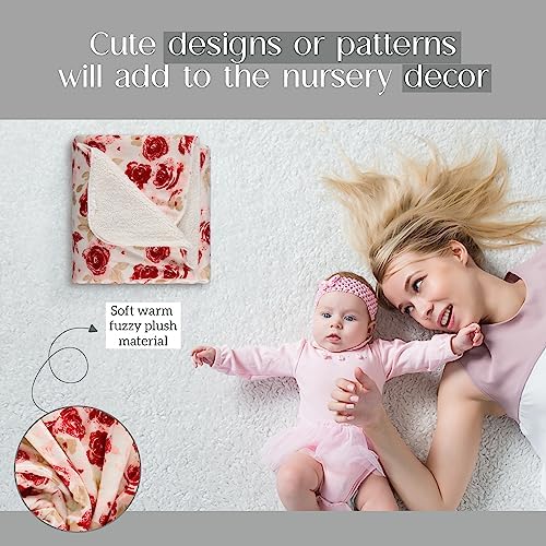 Baby Gear Soft Flower Print Blanket for Girl