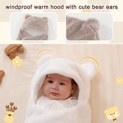 Baby Winter Fleece Swaddle Blanket 0-3 Months Unisex