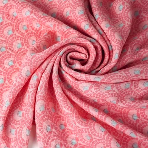Gerber Baby 2-Pack Muslin Blanket Animal Geo Girl One Size
