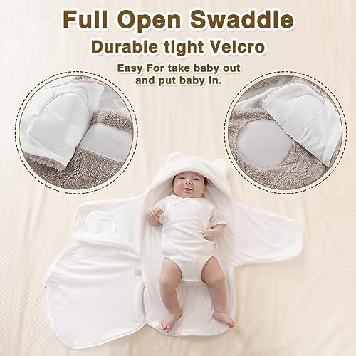 Baby Winter Fleece Swaddle Blanket 0-3 Months Unisex