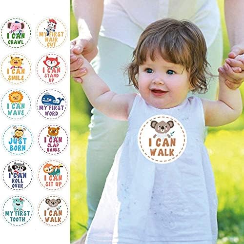 ComboJoy Baby Milestone Blanket with Stickers