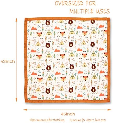 Muslin Swaddle Blanket - Soft Breathable and Versatile