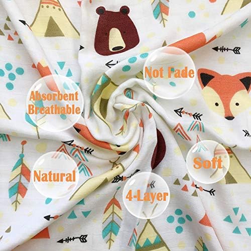 Muslin Swaddle Blanket - Soft Breathable and Versatile
