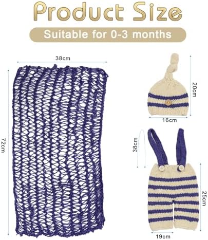 SPOKKI 3PCS Newborn Baby Prop Set for Twins