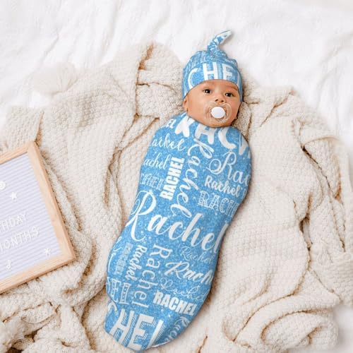 Personalized Baby Swaddle Set With Name
