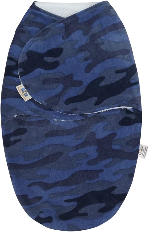 BlueSnail Baby Swaddle Blanket - Soft Adjustable 0-3 Months