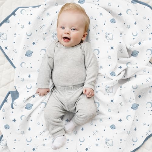 Konssy Muslin Blanket 40x36 Star Pattern