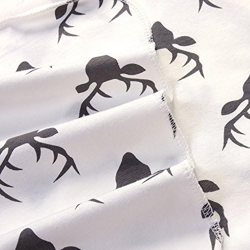 AlwaysFun Soft Cotton Newborn Swaddle Blanket with Deer Print and Hat