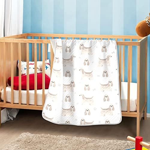 American Cocker Spaniel Swaddle Blanket for Infants 30x40 Inches