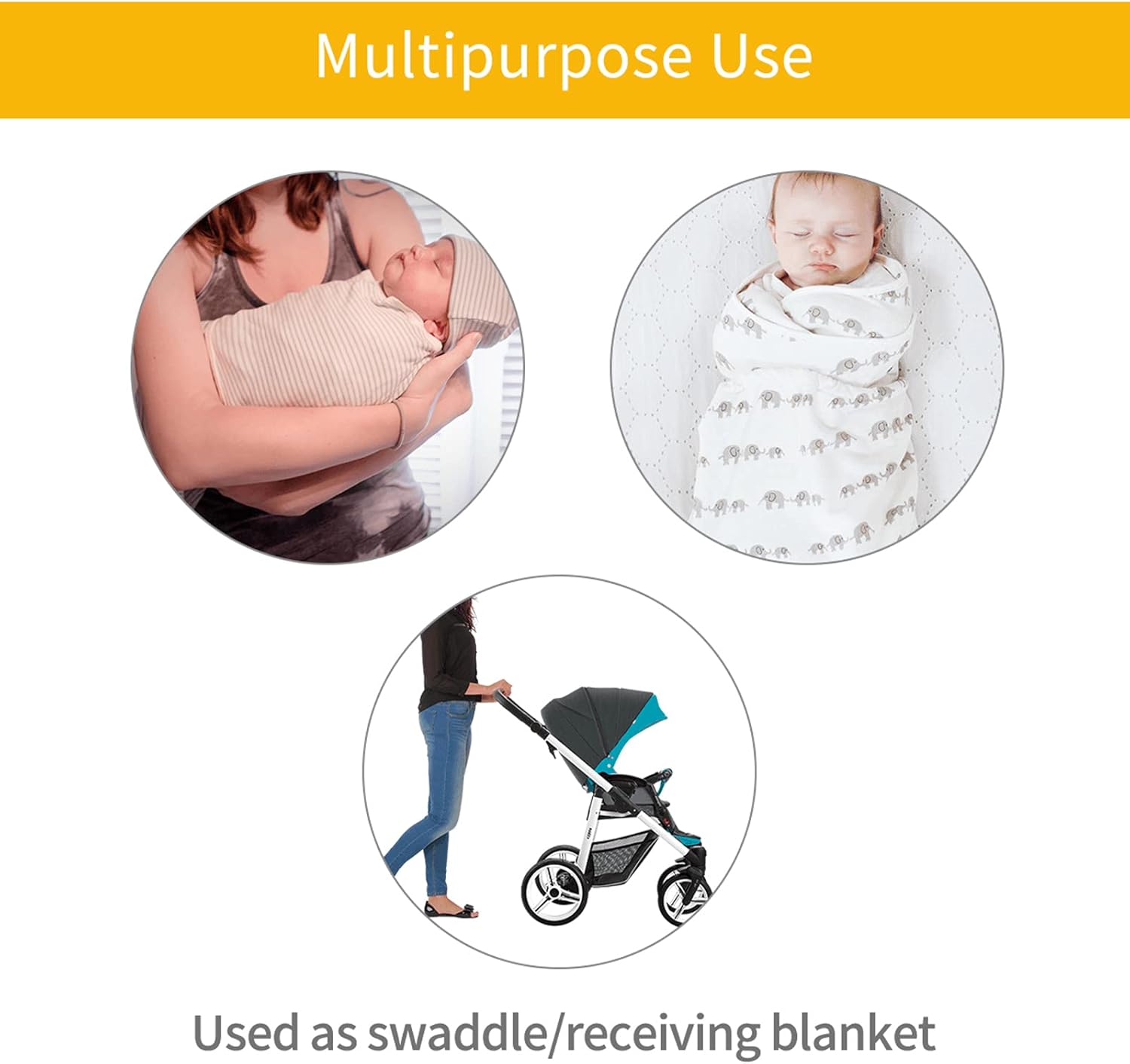 Osvbs Western Aztec Swaddle Blanket Beanie Set