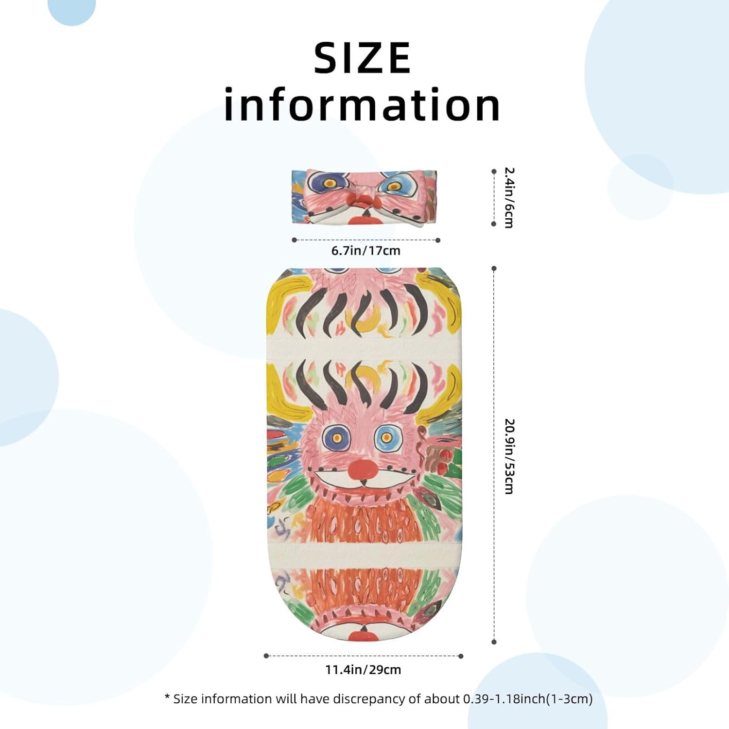 WZYCWB Handmade Picture Swaddle Blanket Set with Headband