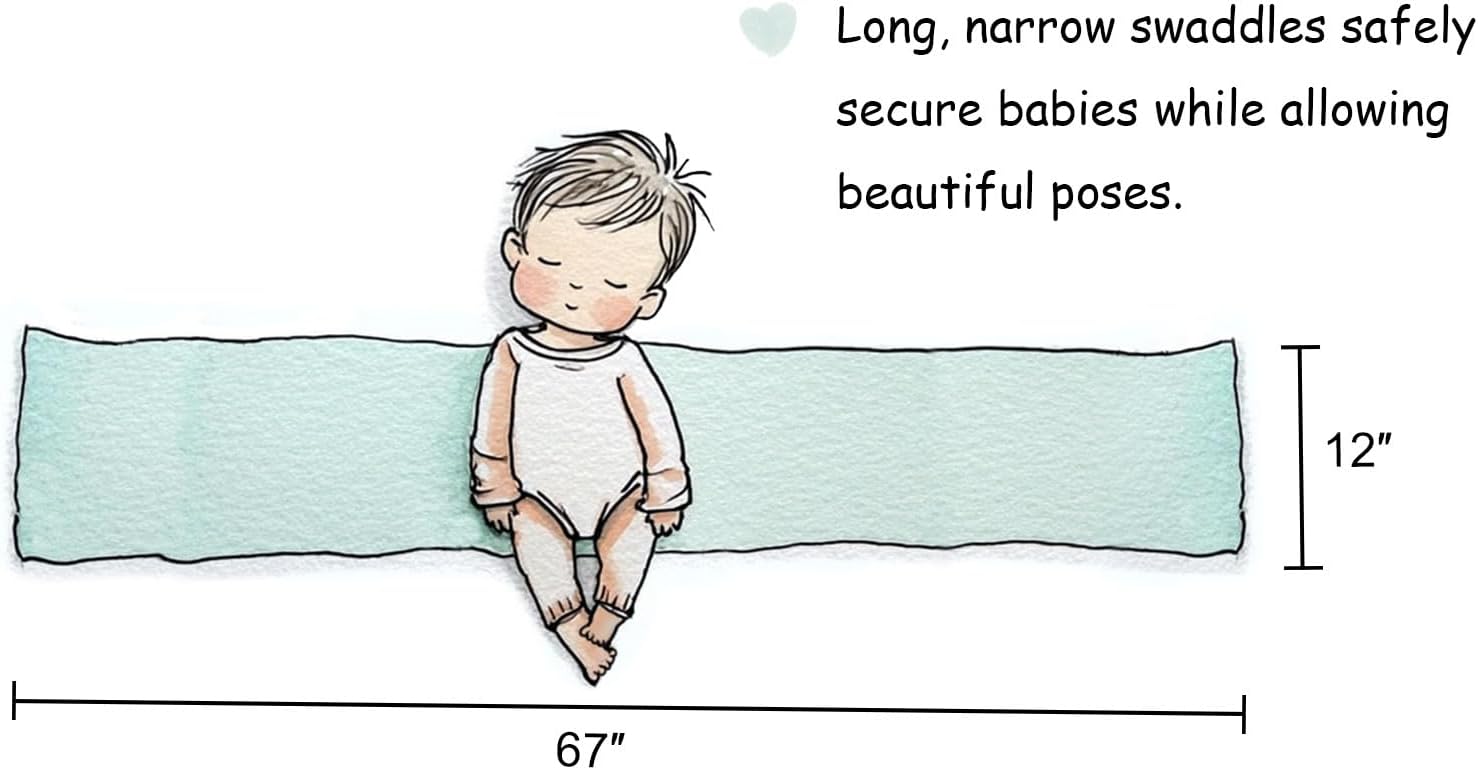 Sunmig Newborn Stretch Wrap for Baby Photography
