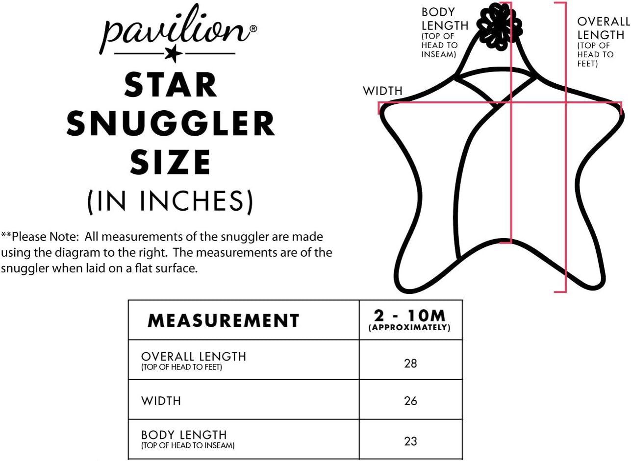 Pavilion Gift Company Star Swaddle Blanket for Newborns