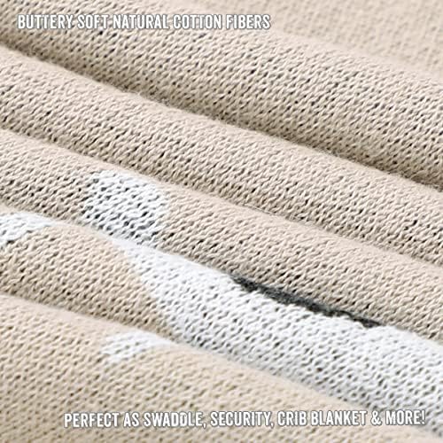 Bleu La La Cozy Llama Pattern Swaddling Blanket
