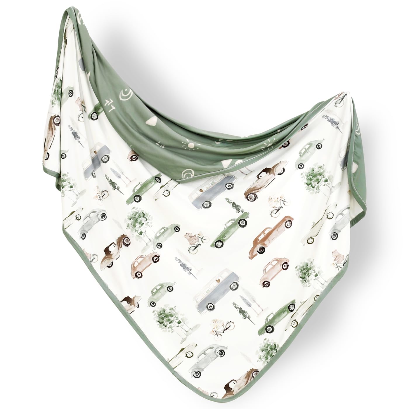 GRSSDER Baby Swaddle Blanket Soft Jersey Knit 34x44 Inches
