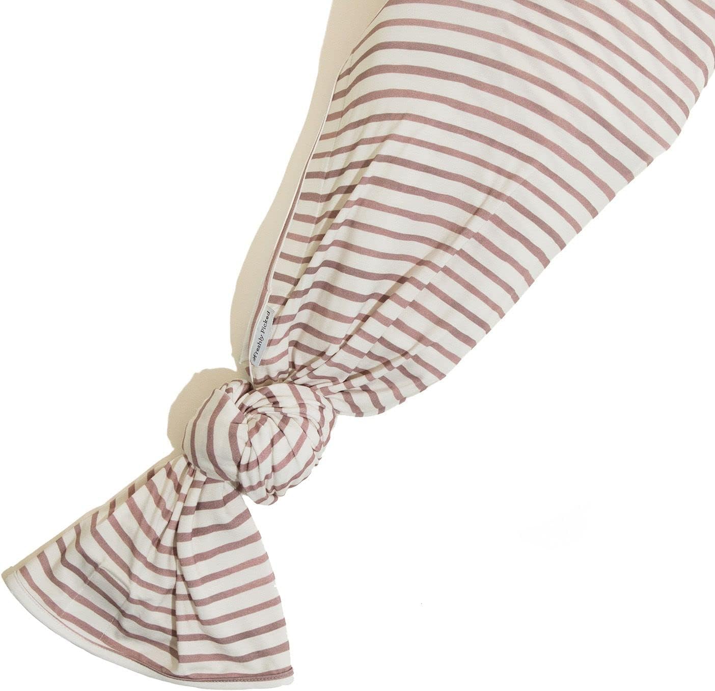 Freshly Picked Swaddle Blanket with Rose Stripes 1