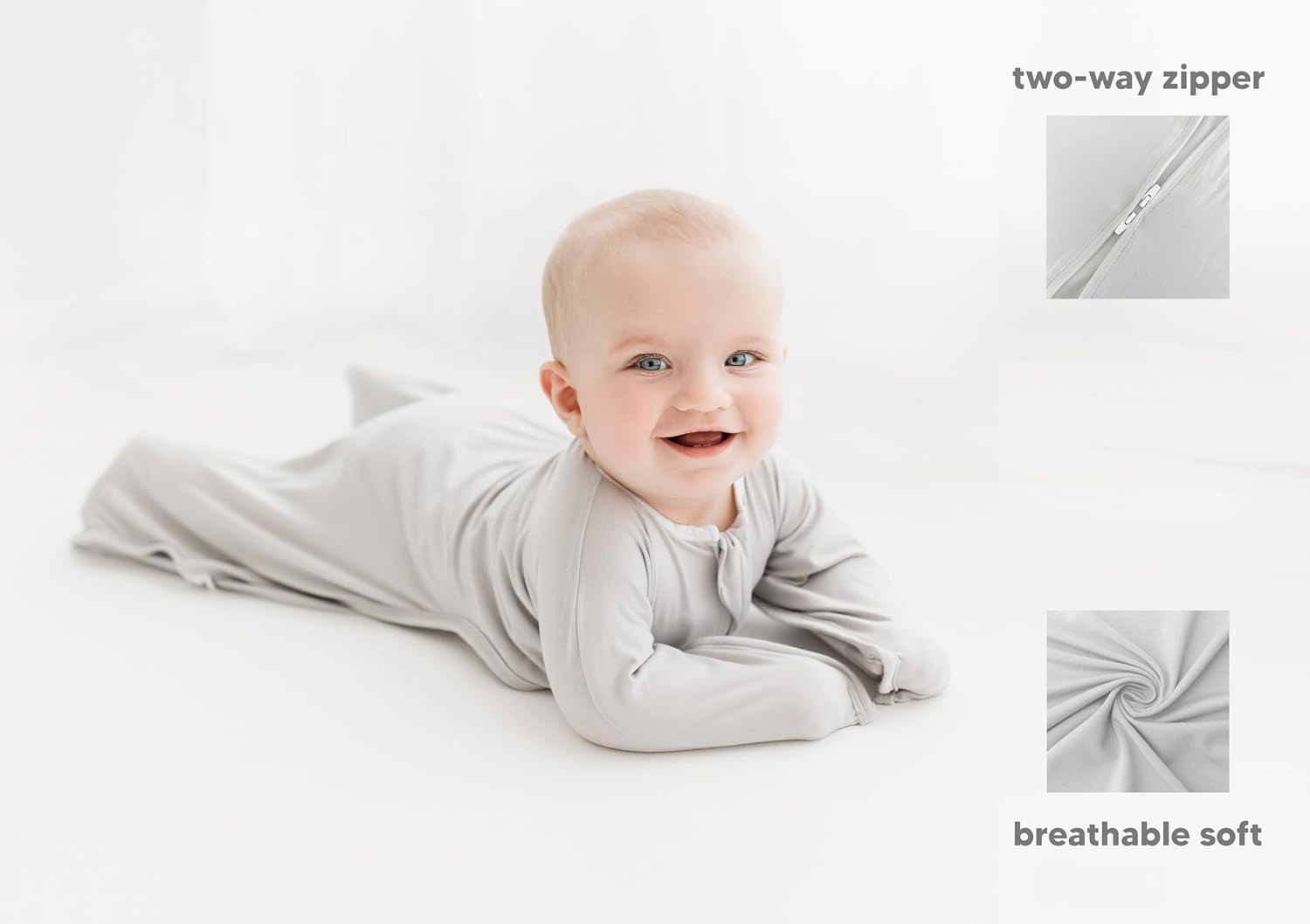 Transition Swaddle - Cozy Grey Medium 6-12 Month