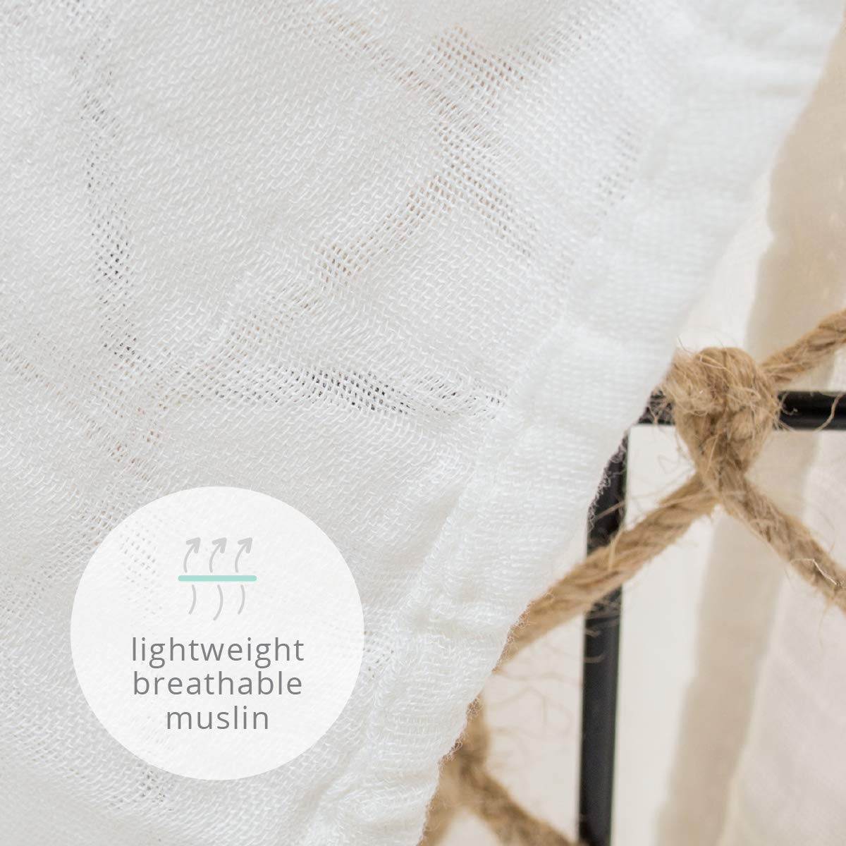 Lulujo Baby Swaddle Blanket Hummingbird 47x47